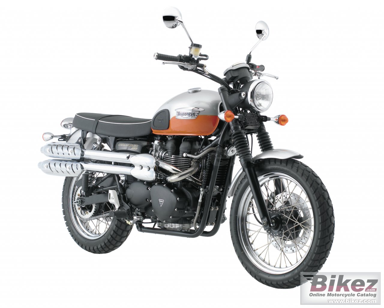 Big Triumph scrambler picture and wallpaper from Bikez.com